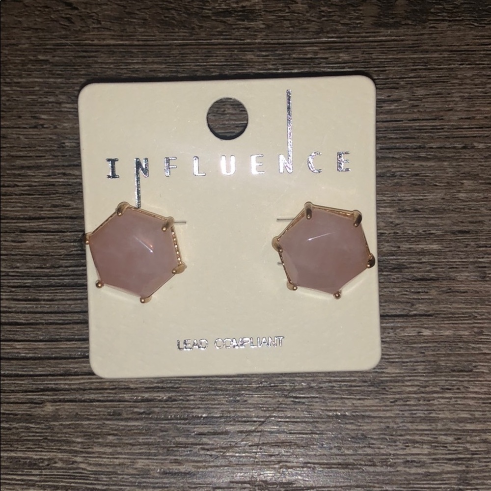 NEW Influence Rose Quartz Earrings